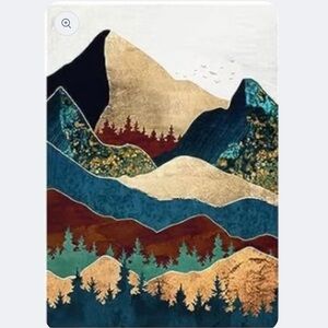 NWT Diamond Painting ZC023 Trees In The Mountain